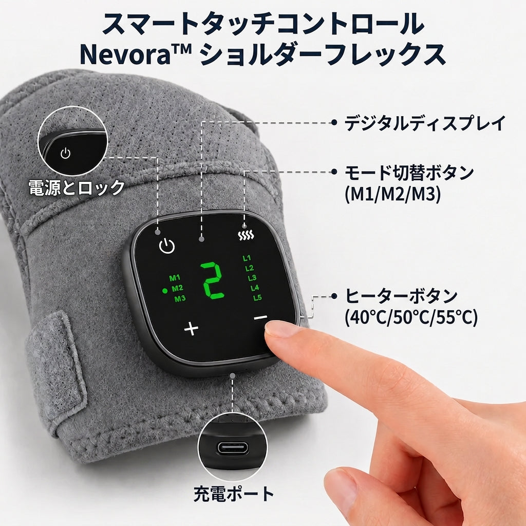 Nevora™ 肩ケアマッサージャー